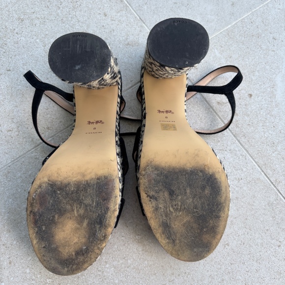Coach sandals size 8 - Picture 3 of 3